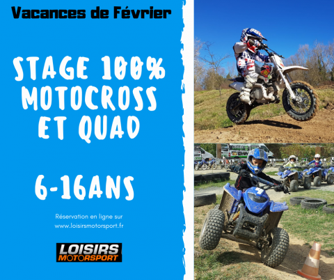 stage motocross et quad enfant proche de Lyon dans le Beaujolais 